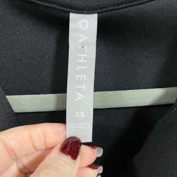 Athleta Deep Dive Black Turtleneck Dress Size XS - Picture 3 of 7